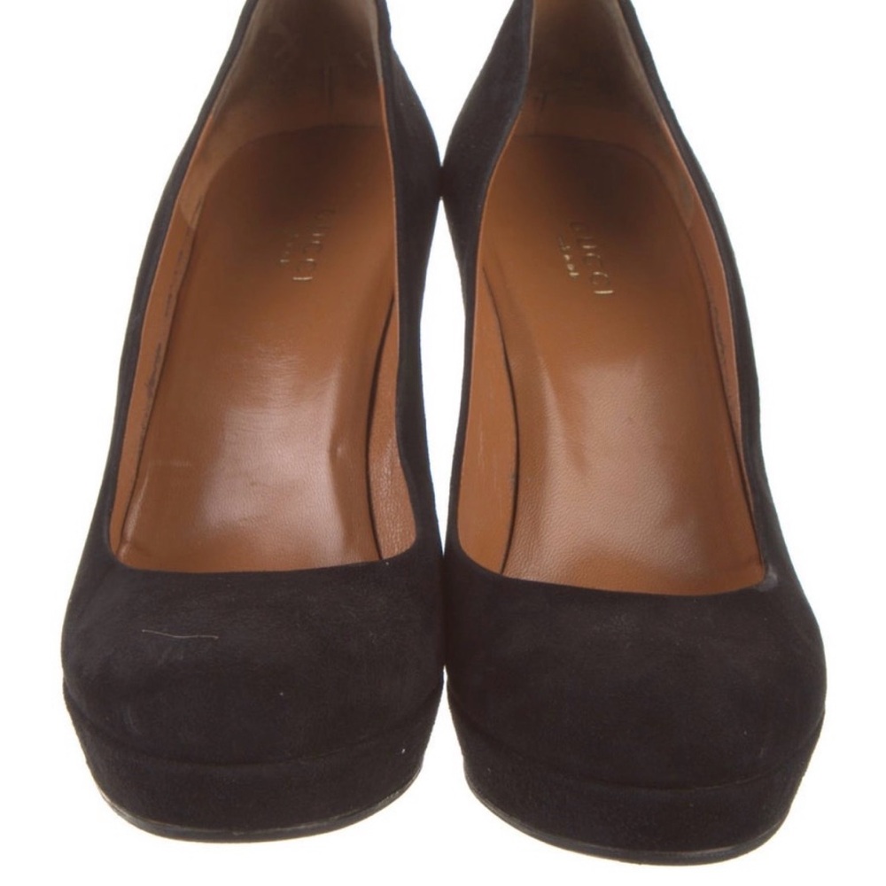 Gucci Black Suede High Heels - Picture 4 of 11